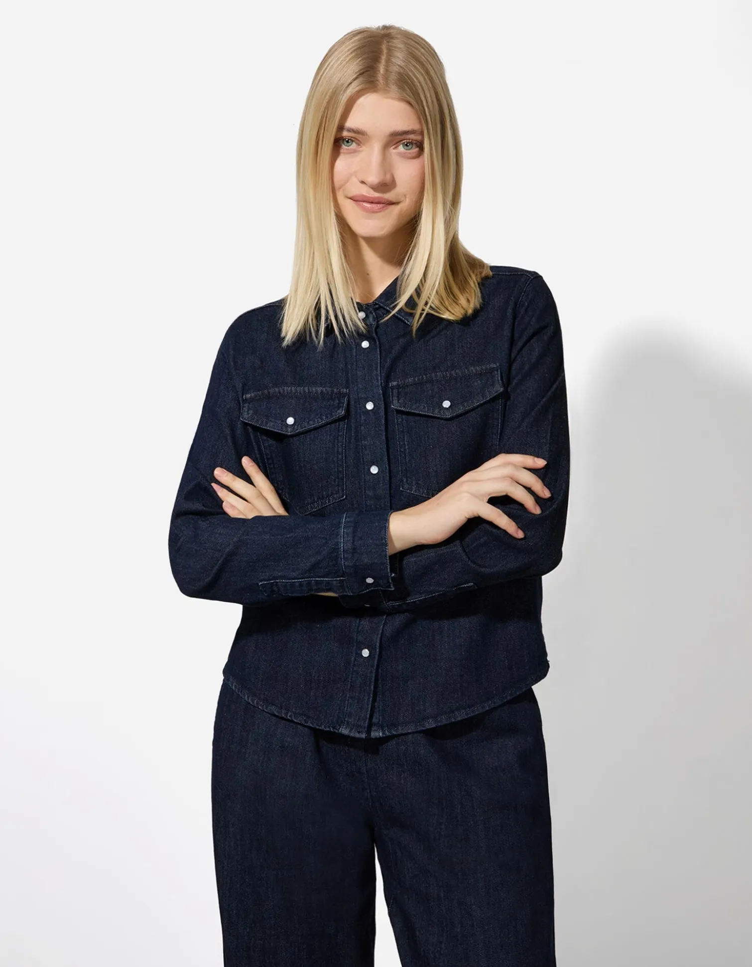Hemd - dark blue denim - dunkelblau