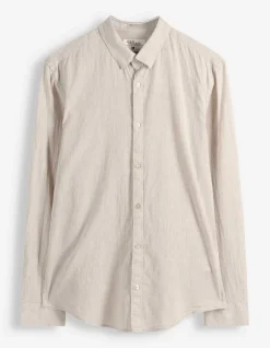 Hemd - Leinen-Mix - beige