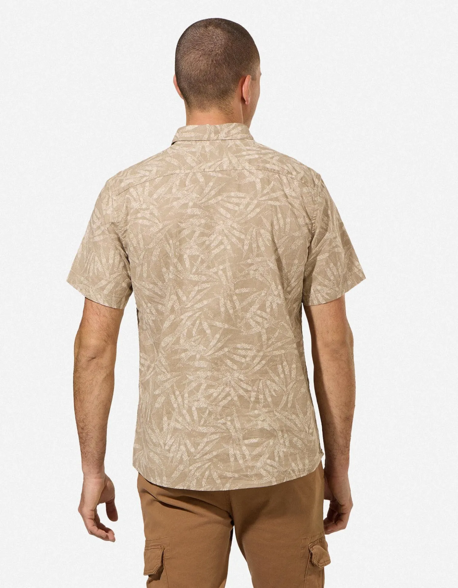 Hemd - Leinen-Mix - beige