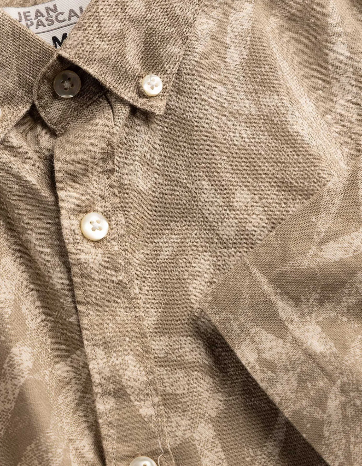 Hemd - Leinen-Mix - beige