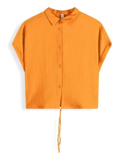 Hemd - Musselin - orange