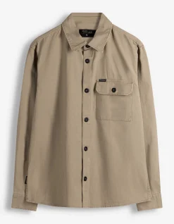 Hemd - Twill - beige