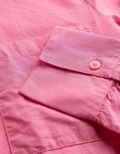 Hemdbluse - Soft-Touch - pink