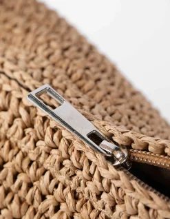 Hip Bag - Stroh - beige
