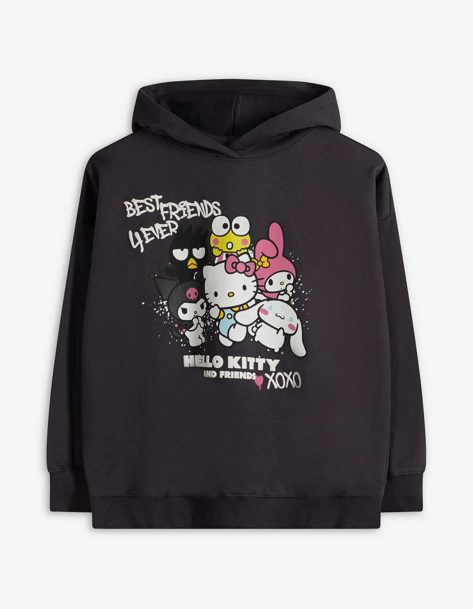 Hoodie - Hello Kitty - dunkelgrau