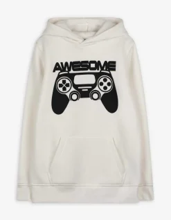 Hoodie - Kapuze - weiß