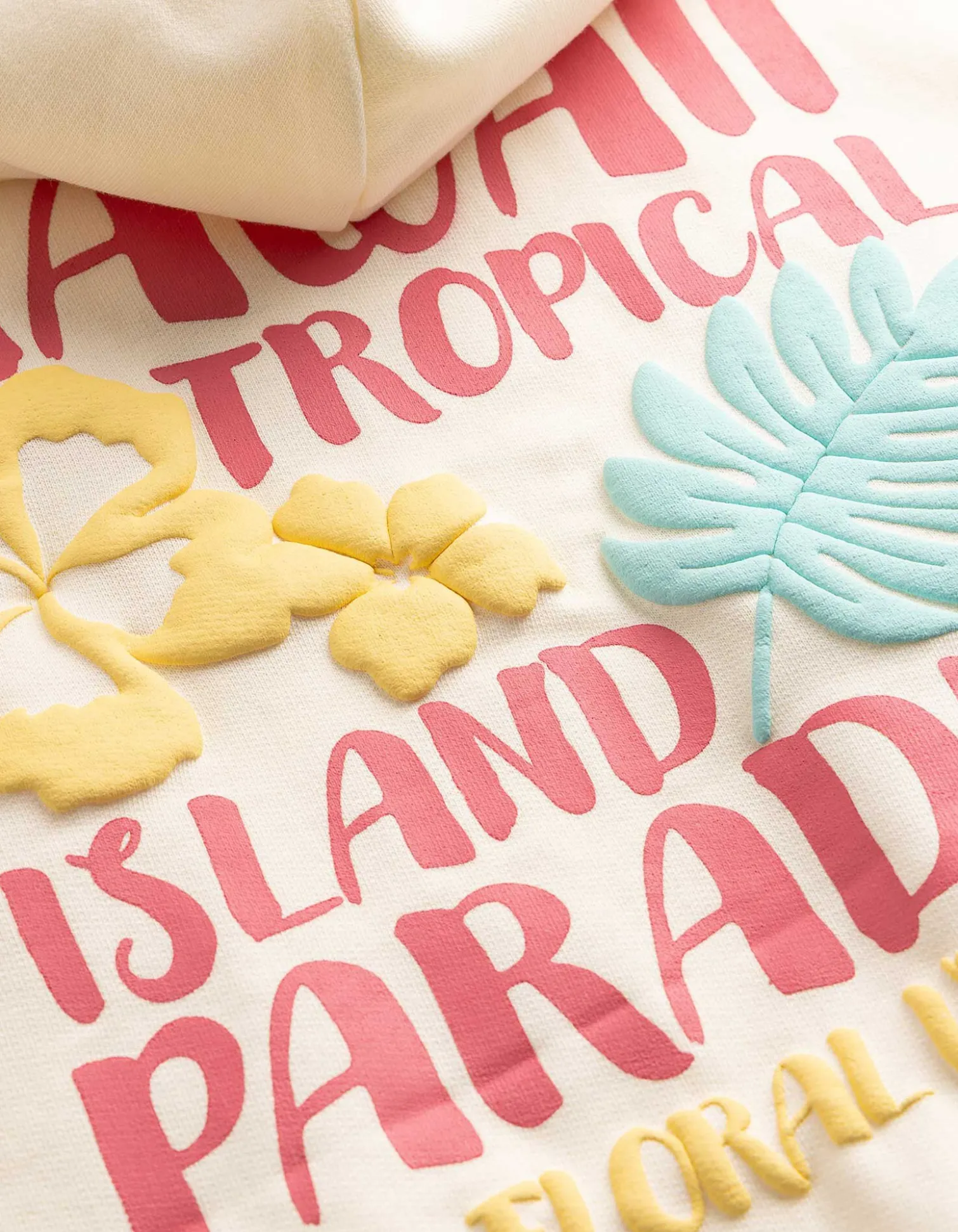 Hoodie - Rückenprint - weiß