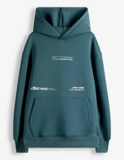 Hoodie - Scuba - dunkelgrün