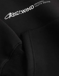 Hoodie - Scuba - schwarz