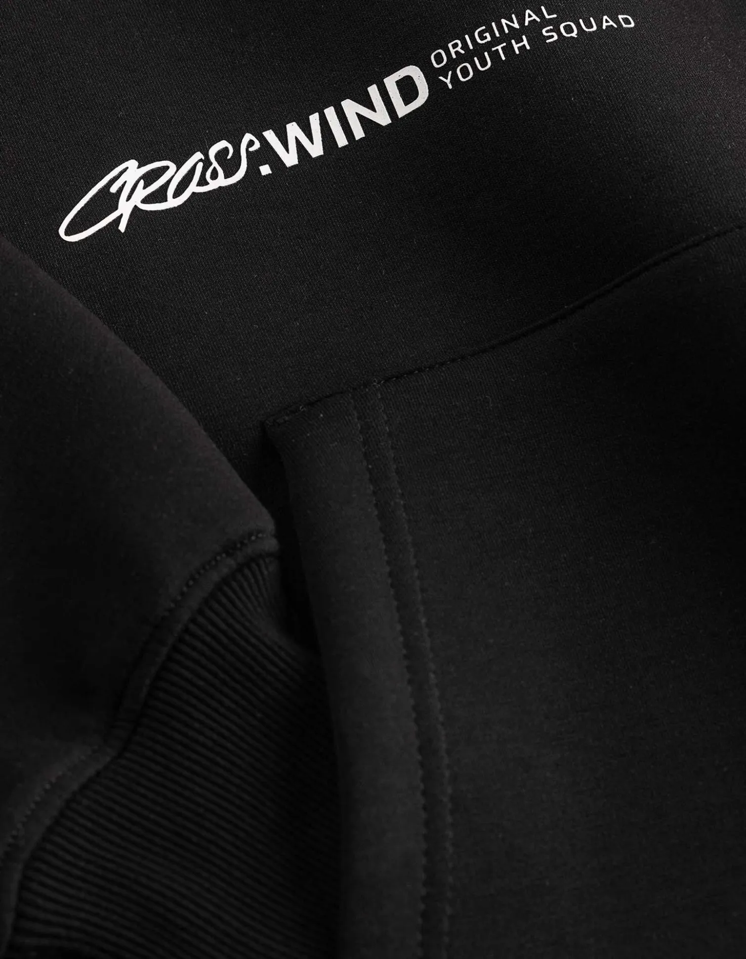 Hoodie - Scuba - schwarz