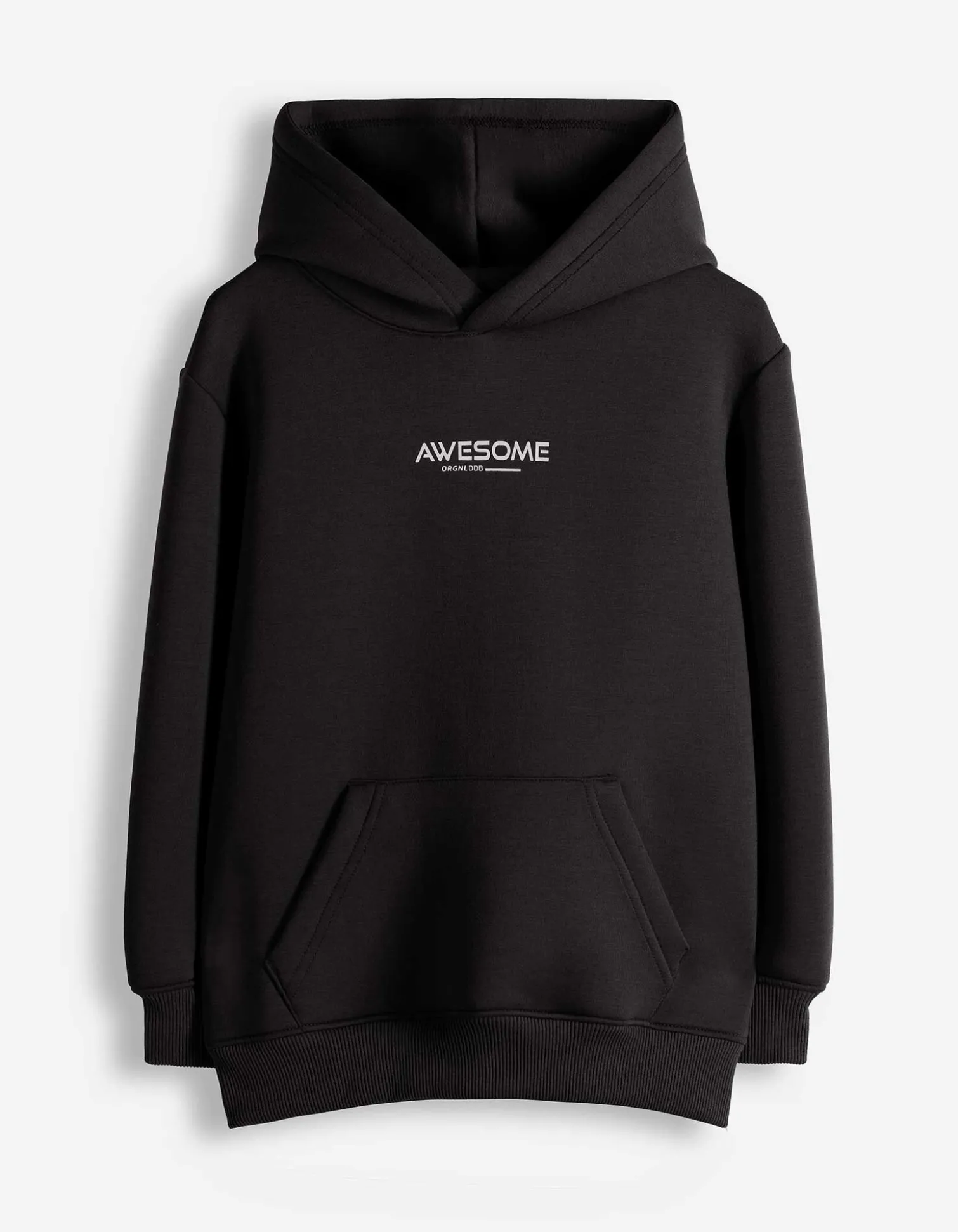 Hoodie - Scuba - schwarz