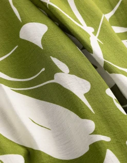 Hose - Allover-Print - grün