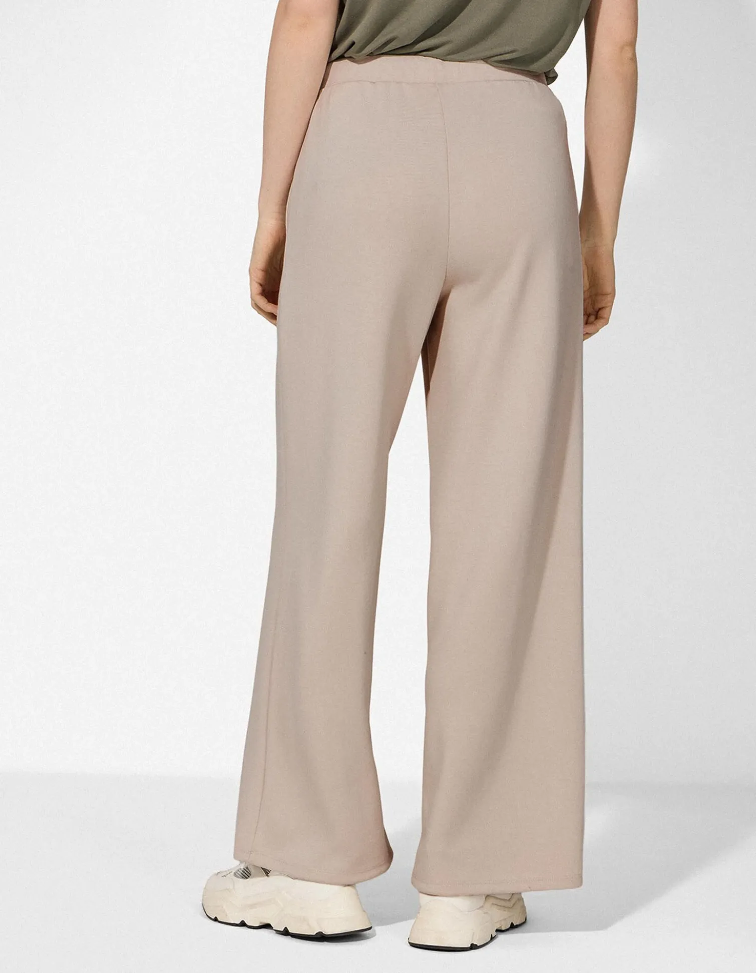 Hose - einfarbig - beige