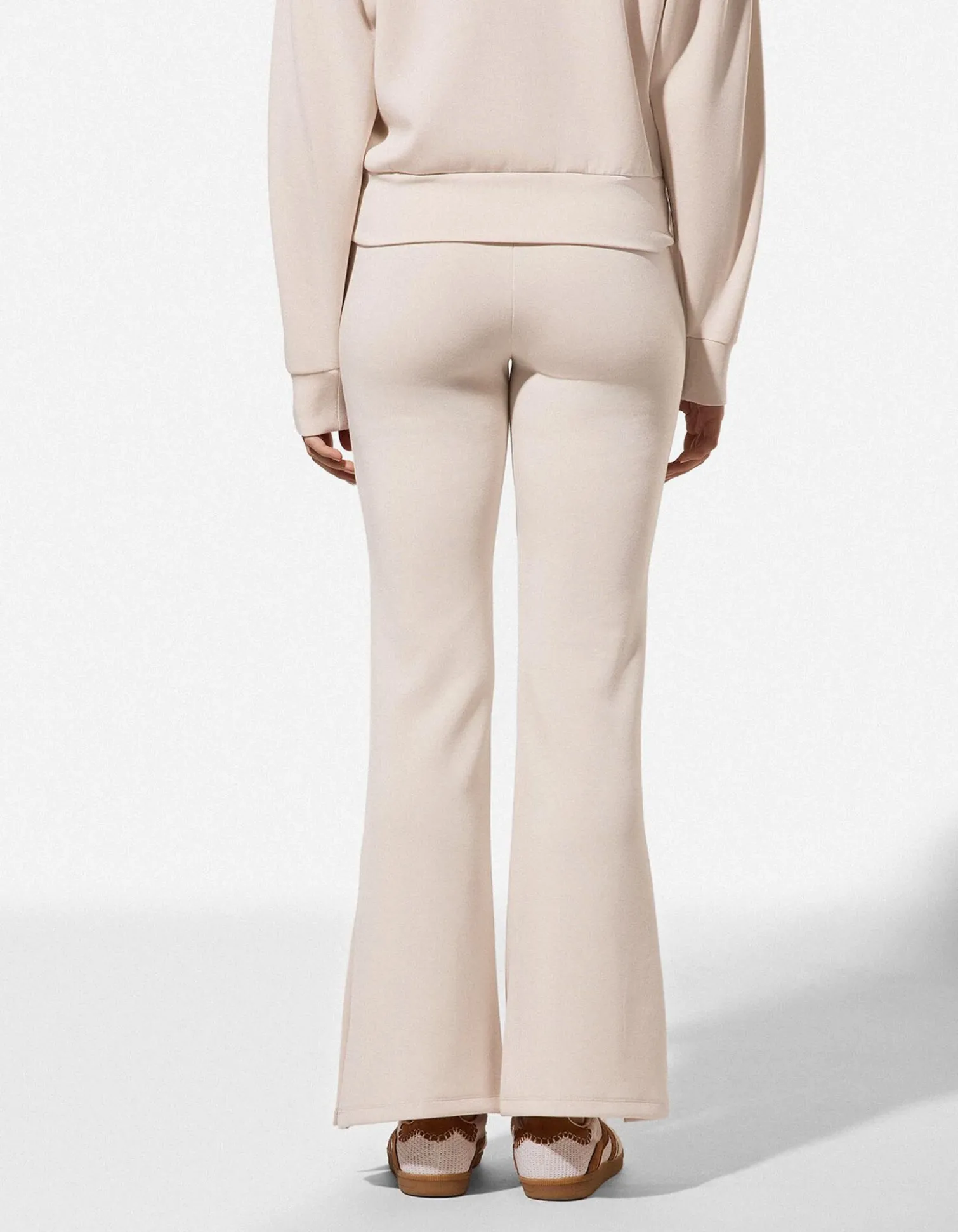 Hose - einfarbig - beige