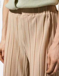 Hose - Elastischer Bund - beige