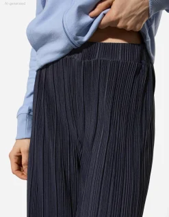 Hose - Elastischer Bund - dunkelblau