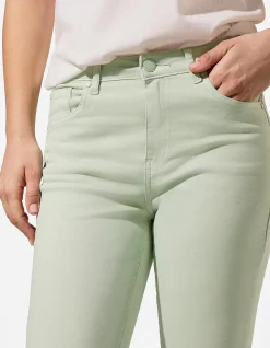 Hose - Flared Fit - grün
