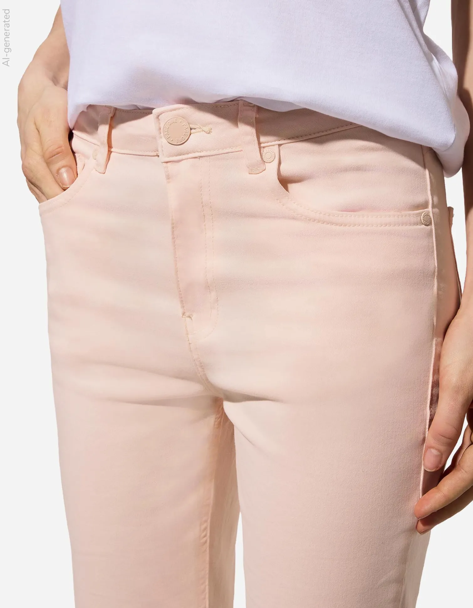 Hose - Flared Fit - rosa