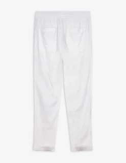 Hose - Leinen-Mix - weiß