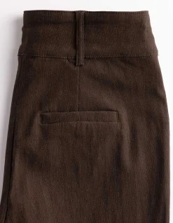 Hose - Skinny Fit - dunkelbraun