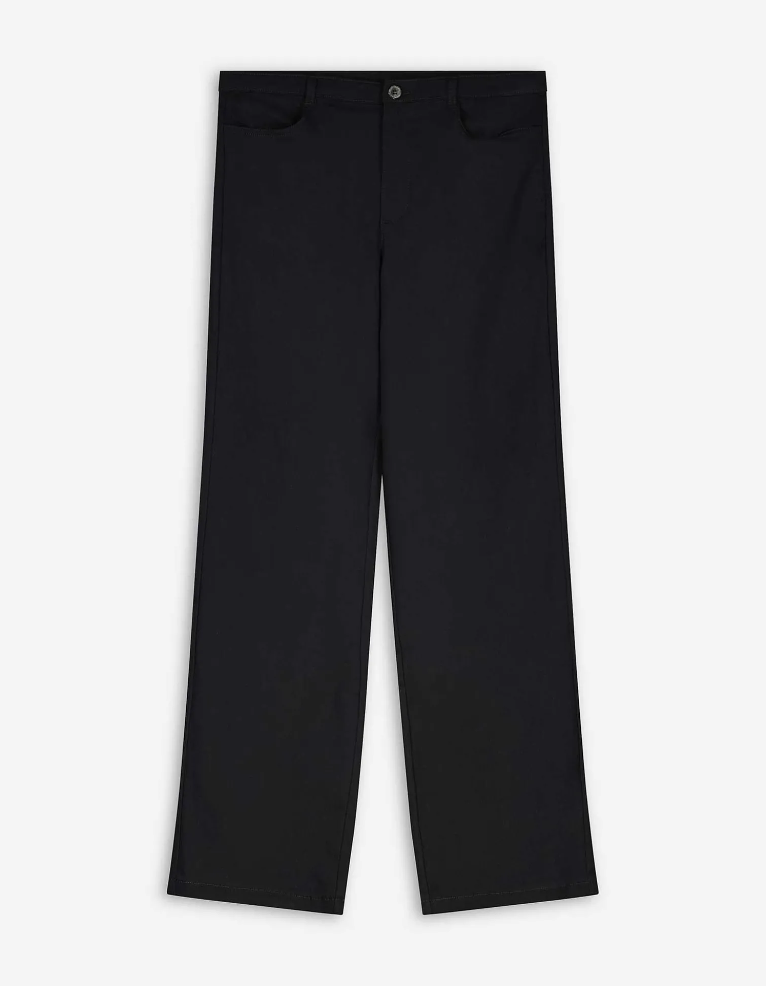 Hose - Straight Fit - schwarz