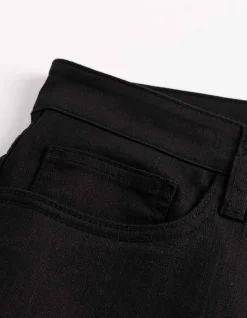 Hose - Straight Fit - schwarz