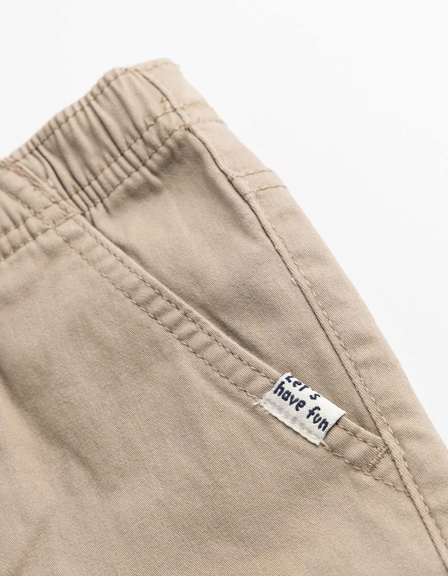Hose - Stretchanteil - beige