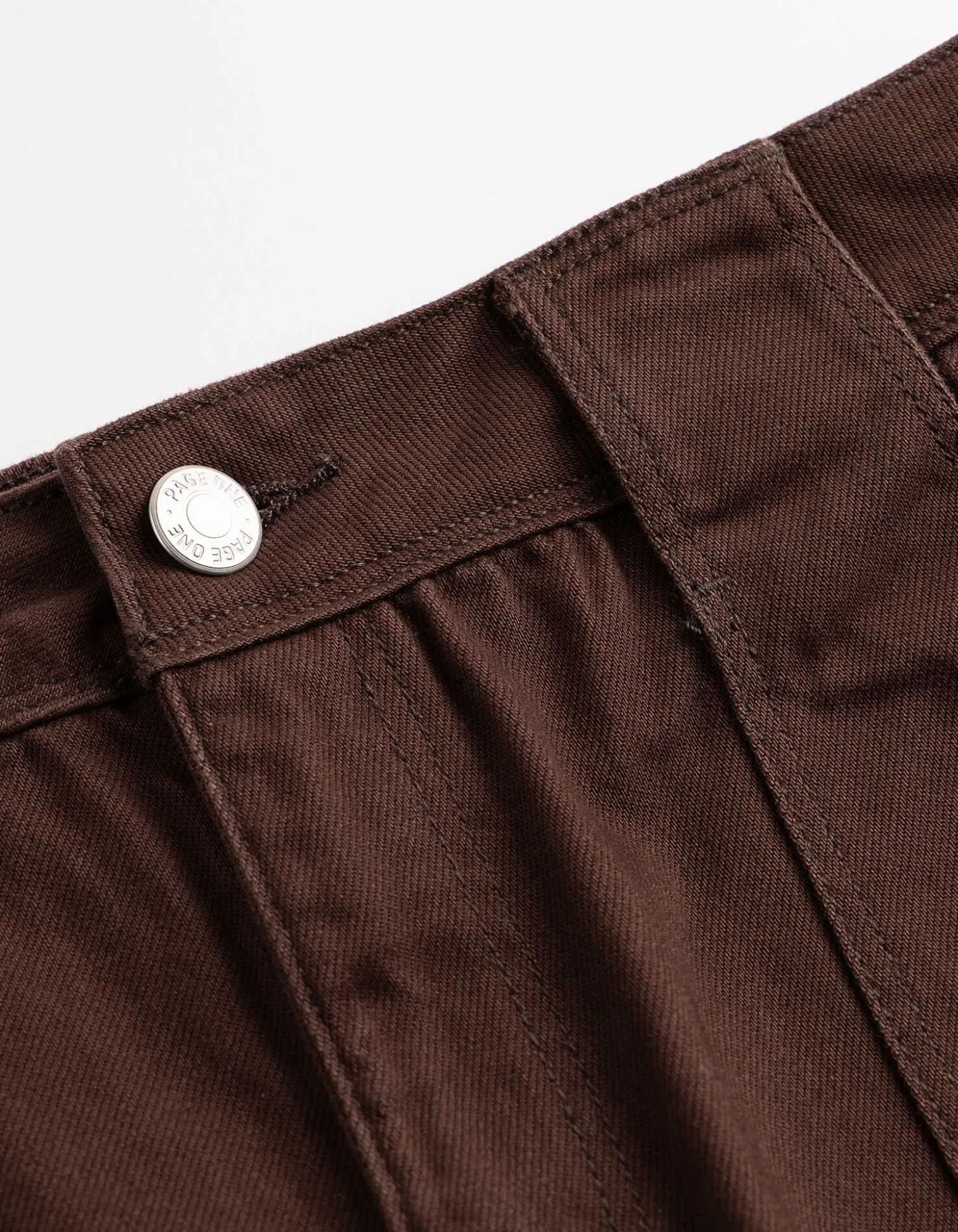 Hose - Wide Fit - dunkelbraun