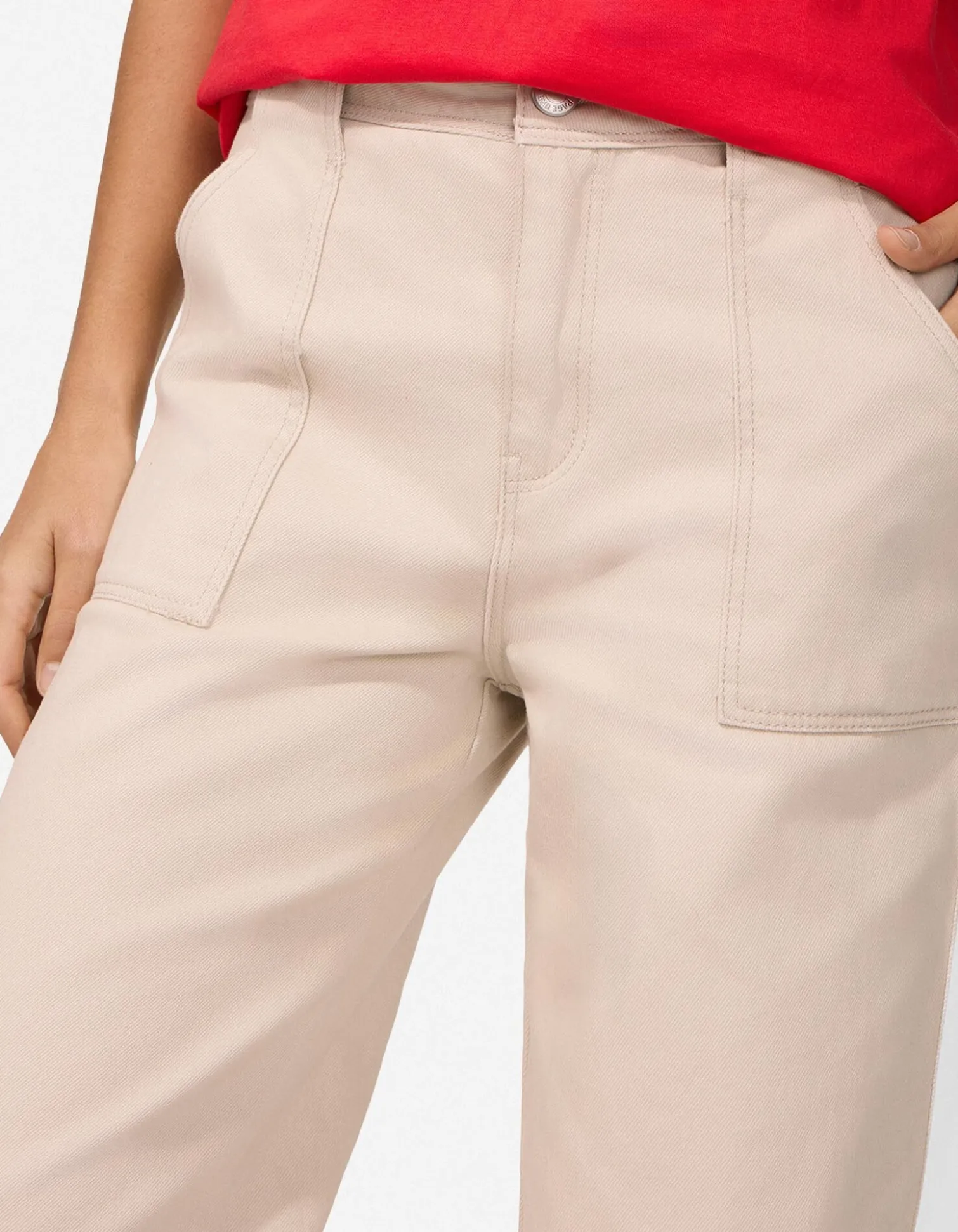 Hose - Wide Fit - weiß