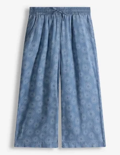 Jeans - Allover-Muster - blau