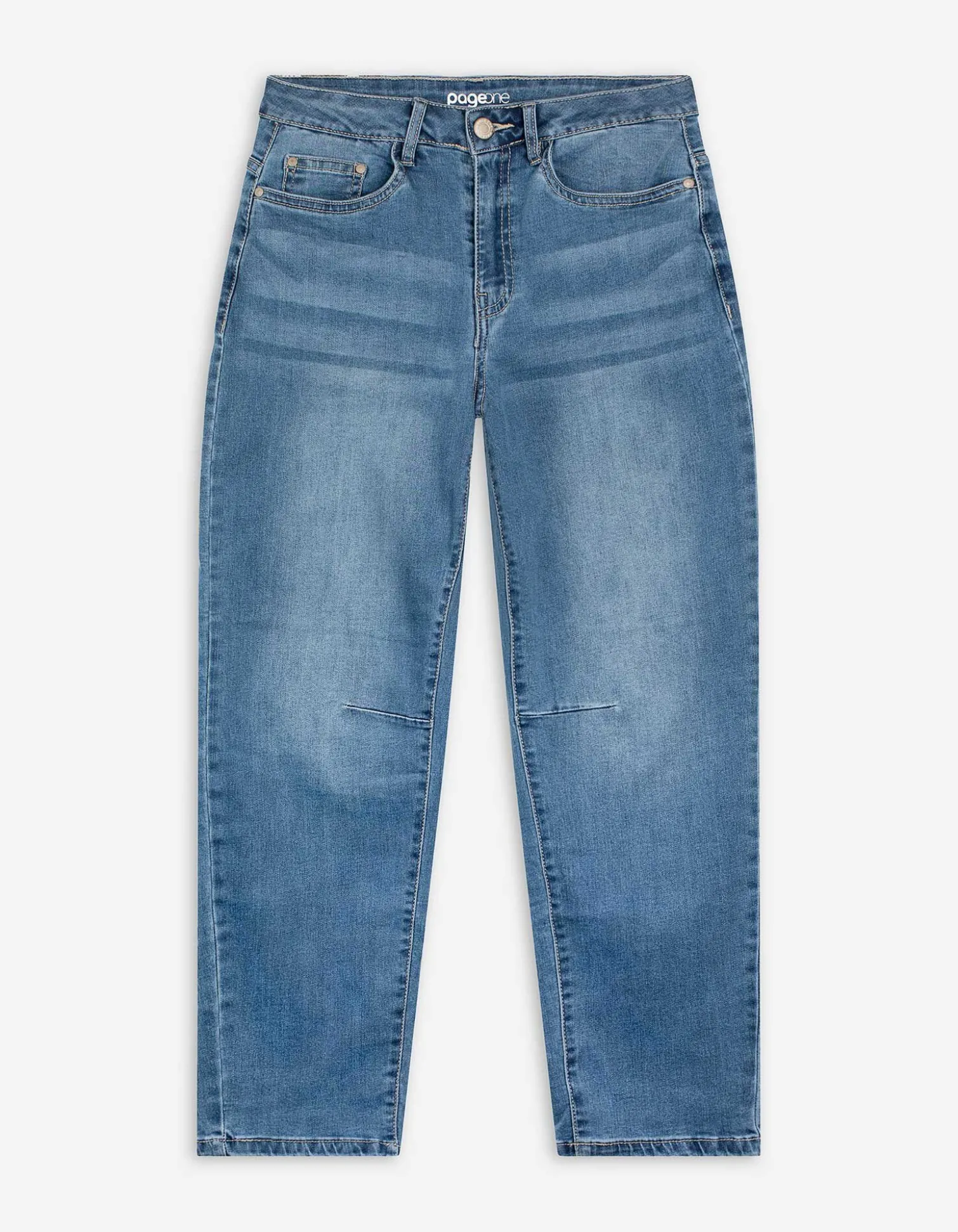 Jeans - Balloon Fit - blau