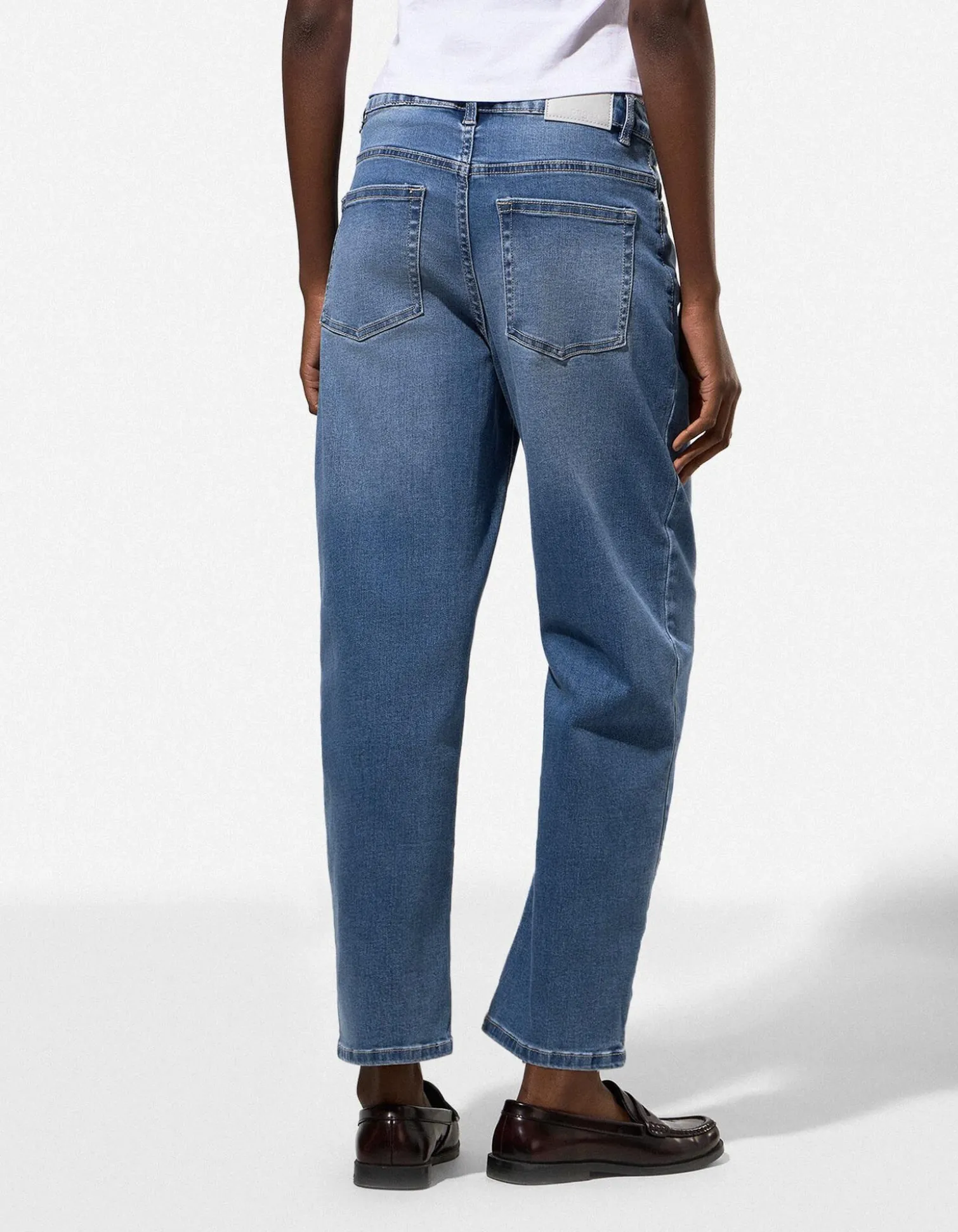 Jeans - Balloon Fit - blau