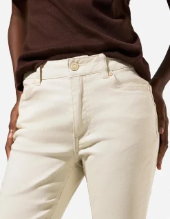 Jeans - Bootcut Fit - weiß