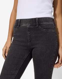 Jeans - einfarbig - grau
