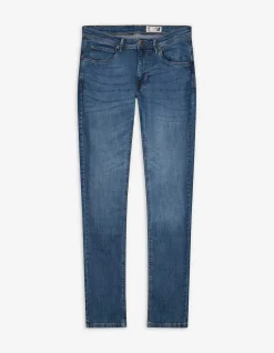 Jeans - Eingrifftaschen - dunkelblau