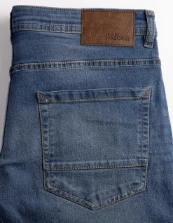 Jeans - Eingrifftaschen - dunkelblau