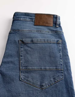 Jeans - Eingrifftaschen - dunkelblau