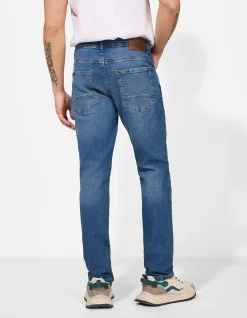 Jeans - Eingrifftaschen - dunkelblau