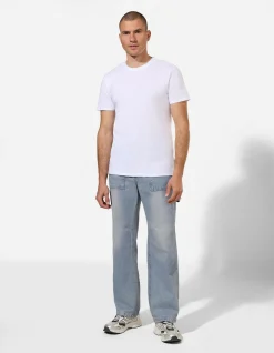 Jeans - Loose Fit - blau