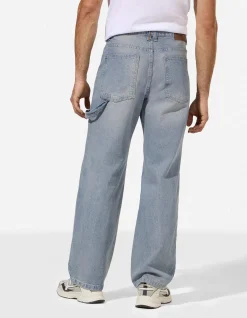 Jeans - Loose Fit - blau