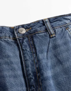 Jeans - mid blue denim - blau
