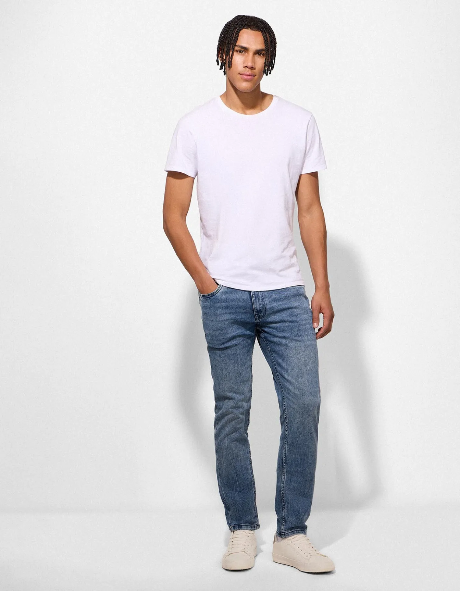 Jeans - Modern Straight Fit - blau