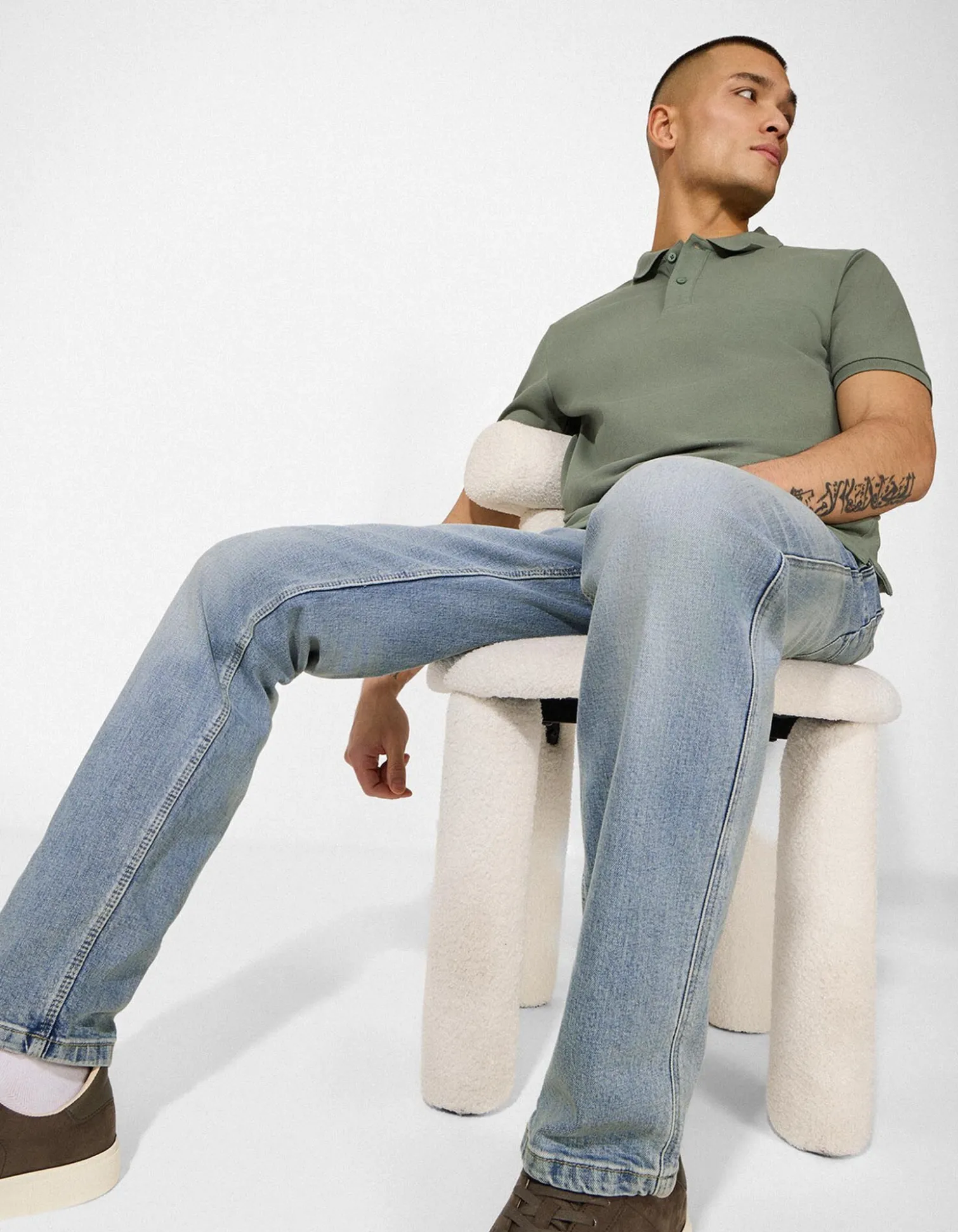 Jeans - Slim Fit - hellblau
