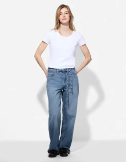 Jeans - Straight Fit - blau