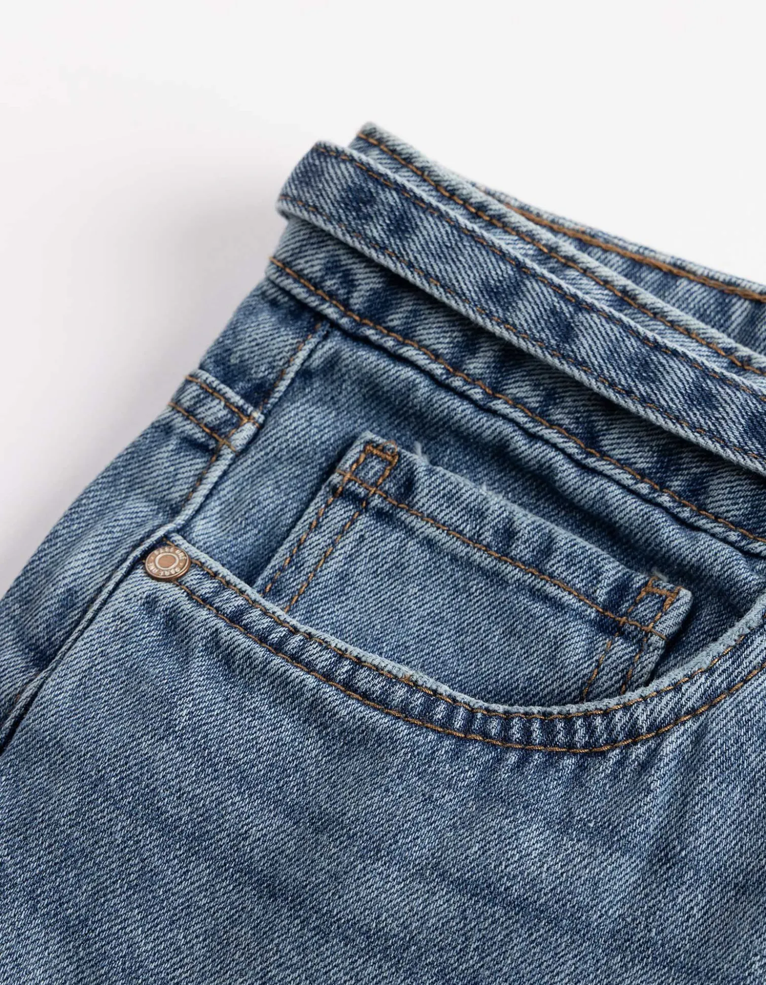 Jeans - Straight Fit - blau