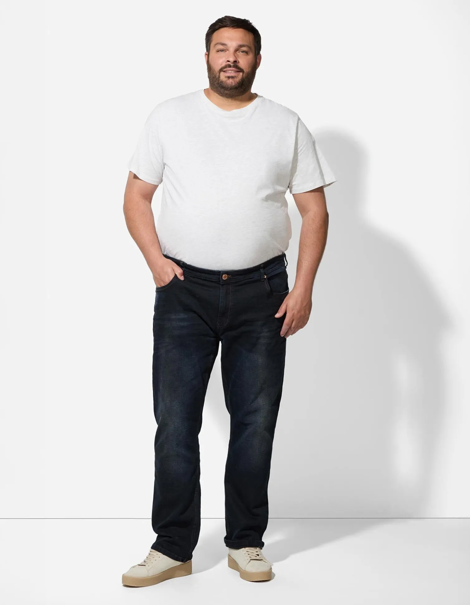 Jeans - Straight Fit - dunkelblau