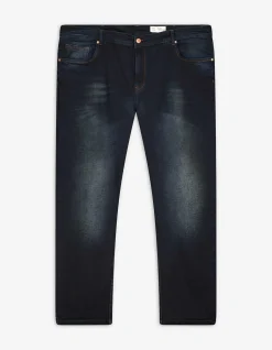 Jeans - Straight Fit - dunkelblau