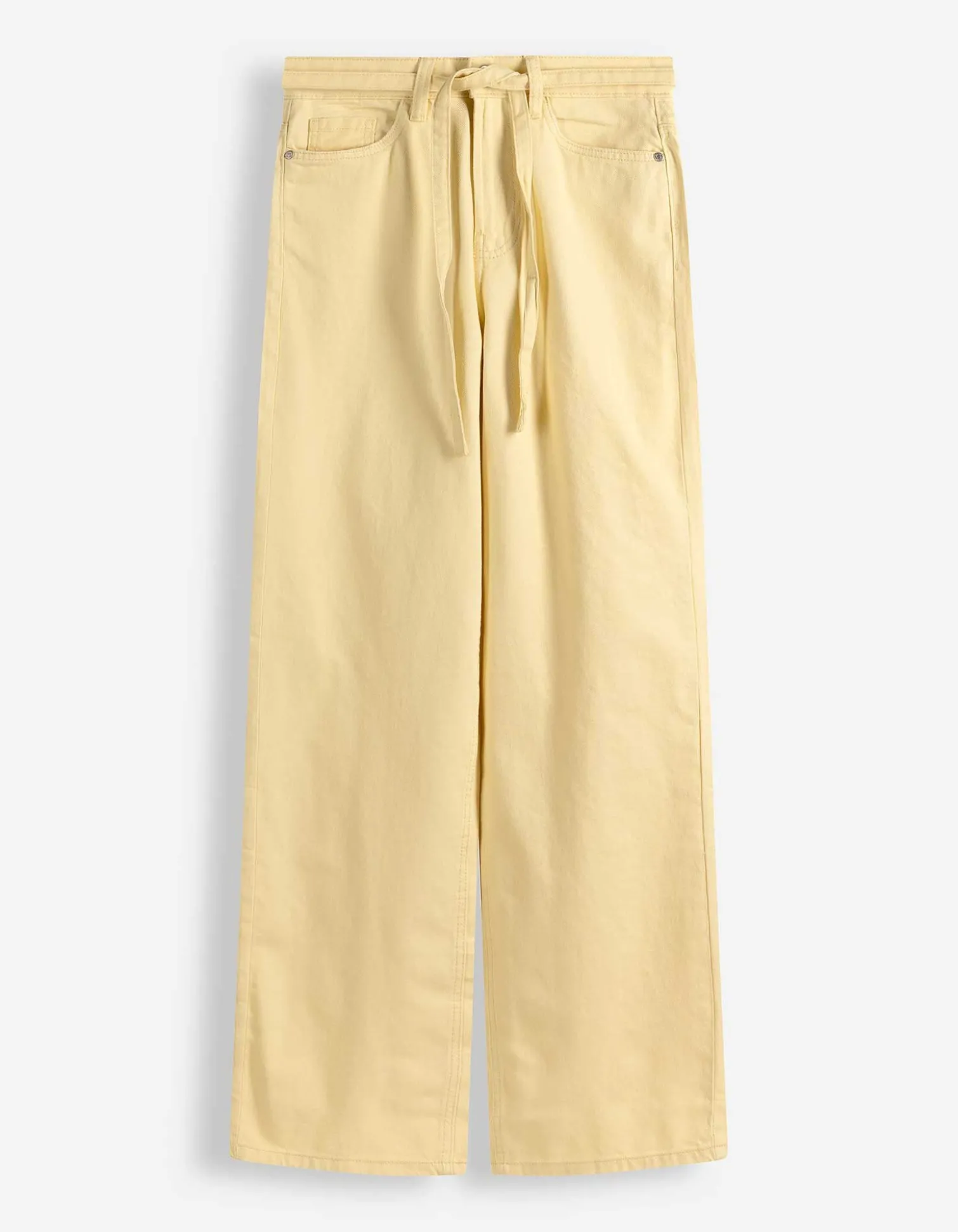Jeans - Straight Fit - hellgelb