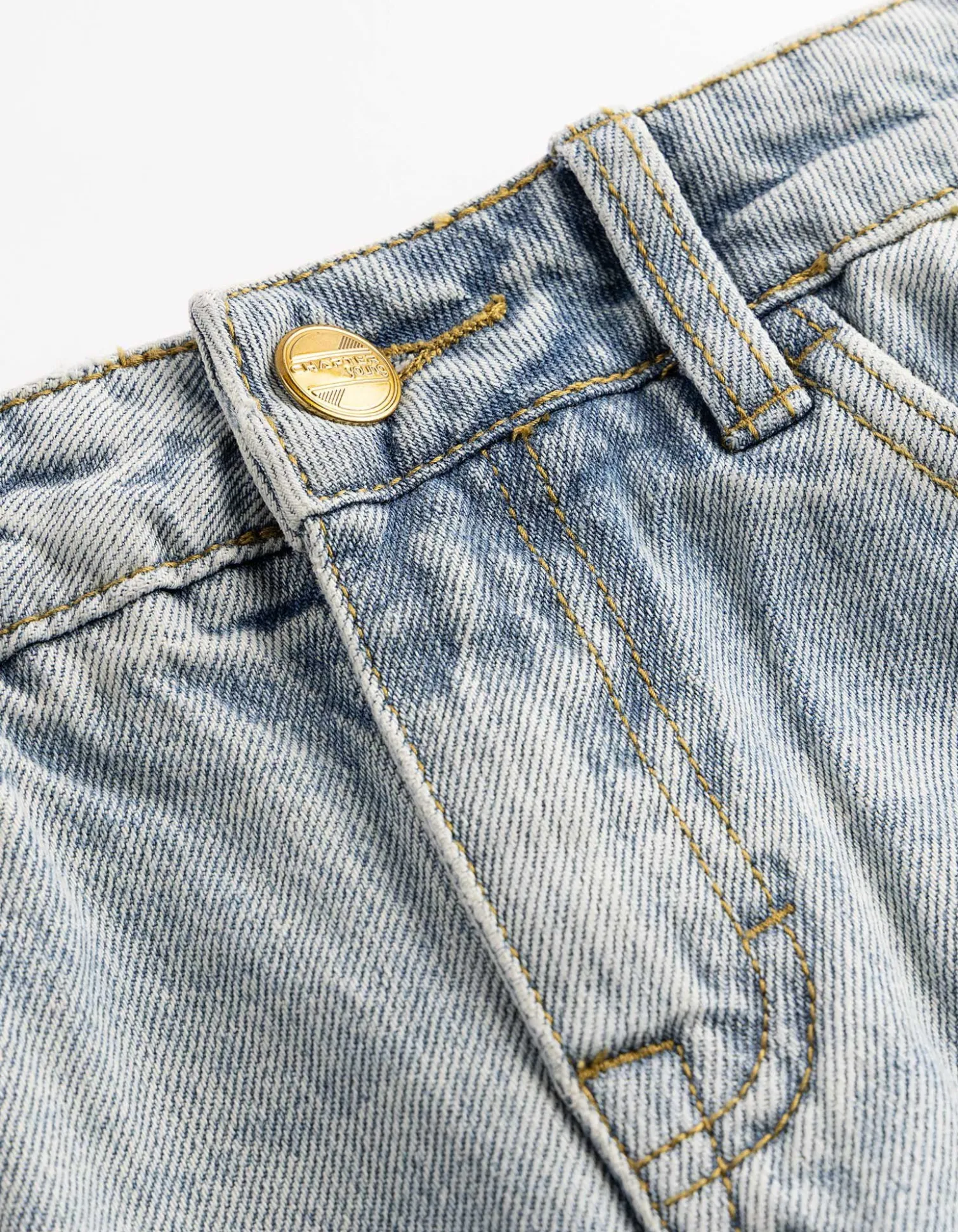 Jeans - Straight Fit - hellblau