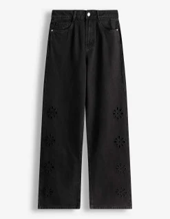 Jeans - Straight Fit - schwarz